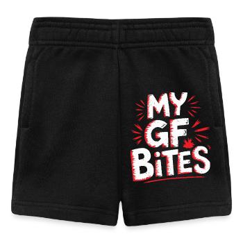 My GF Bites 5 - Baby Shorts - Schwarz - Vorne