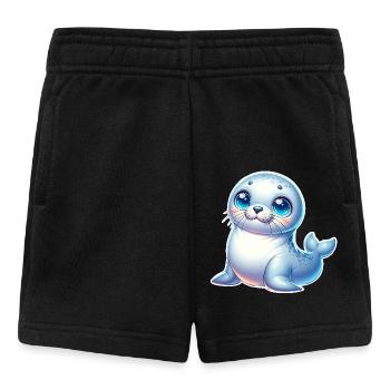 Robbe Seehund - Baby Shorts - Schwarz - Vorne