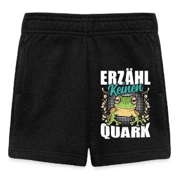 Froschkostüm Karneval ERZÄHL KEINEN QUARK Lustig - Baby Shorts - Schwarz - Vorne