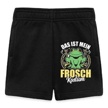 Karneval Party Frösche DAS IST MEIN FROSCHKOSTÜM - Baby Shorts - Schwarz - Vorne
