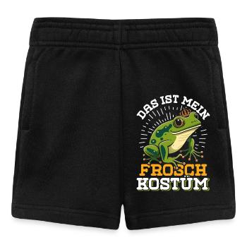 Karneval Party Frösche DAS IST MEIN FROSCHKOSTÜM - Baby Shorts - Schwarz - Vorne