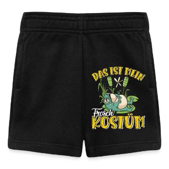 Karneval Party Frösche DAS IST MEIN FROSCHKOSTÜM - Baby Shorts - Schwarz - Vorne