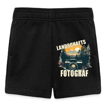 Landschafts Fotograf - Baby Shorts - Schwarz - Vorne