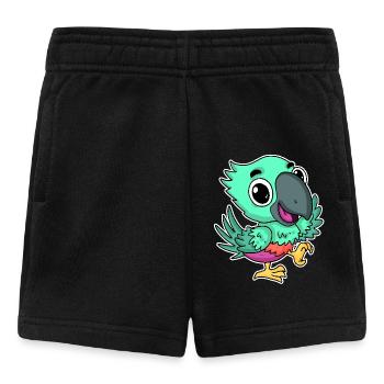 Süßer Papagei Niedlich - Baby Shorts - Schwarz - Vorne