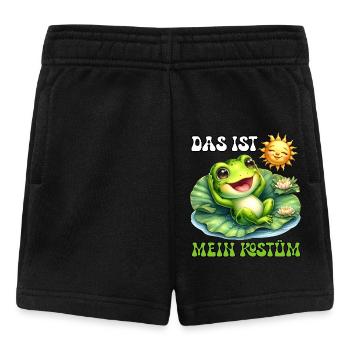 Karneval Party Frosch DAS IST MEIN FROSCH KOSTÜM - Baby Shorts - Schwarz - Vorne
