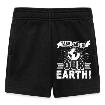 Earth Day Save Our Earth - Baby Shorts - black - Front