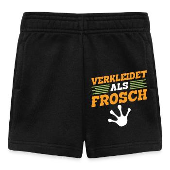 Faschingsparty VERKLEIDET ALS FROSCH Lustiges - Baby Shorts - Schwarz - Vorne
