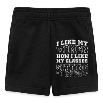 Women sitting on my face a provocative - Baby Shorts - black - Front
