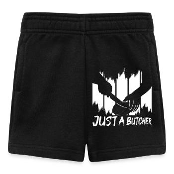 Nur ein Metzger - Baby Shorts - Schwarz - Vorne