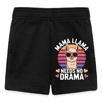 Lama Spruch Alpaka Mädchen Lustiges Lama Geschenk - Baby Shorts - Schwarz - Vorne