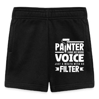 Voix de peintre sans filtre - Short Bébé - noir - Devant