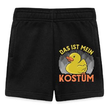 Faschingskostüm DAS IST MEIN MENSCHEN KOSTÜM - Baby Shorts - Schwarz - Vorne