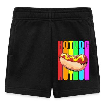 Collation hot-dog - Short Bébé - noir - Devant
