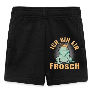 Karneval Party ICH BIN EIN FROSCH Lustiges - Baby Shorts - Schwarz - Vorne