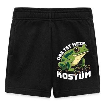 Karneval Party Frösche DAS IST MEIN FROSCHKOSTÜM - Baby Shorts - Schwarz - Vorne