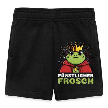 Karneval Köln FÜRSTLICHER FROSCH Lustiges - Baby Shorts - Schwarz - Vorne