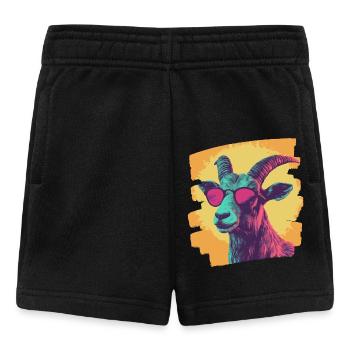 Chèvre - Short Bébé - noir - Devant