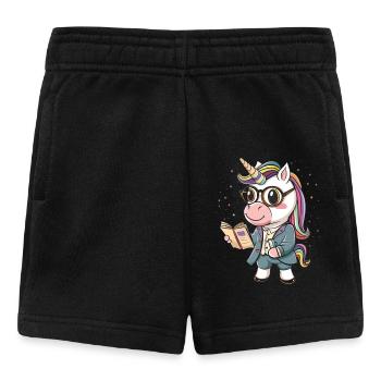 Cute Unicorn Teacher - Baby Shorts - Schwarz - Vorne