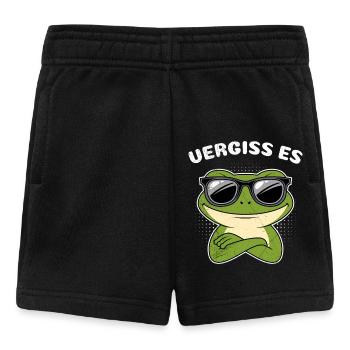 Karneval Froschkostüm VERGISS ES Lustiges - Baby Shorts - Schwarz - Vorne