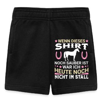 Still clean? Stable-free - Baby Shorts - black - Front