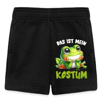Karneval Party Frosch DAS IST MEIN FROSCH KOSTÜM - Baby Shorts - Schwarz - Vorne