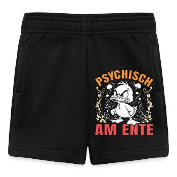 Karneval Enten PSYCHISCH AM ENTE Lustiges - Baby Shorts - Schwarz - Vorne