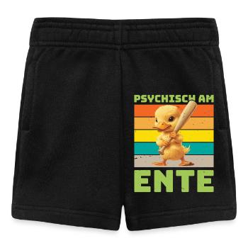 Karneval Enten PSYCHISCH AM ENTE Lustiges - Baby Shorts - Schwarz - Vorne