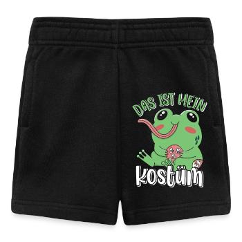 Karneval Party Frösche DAS IST MEIN FROSCHKOSTÜM - Baby Shorts - Schwarz - Vorne