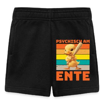 Karneval Enten PSYCHISCH AM ENTE Lustiges - Baby Shorts - Schwarz - Vorne