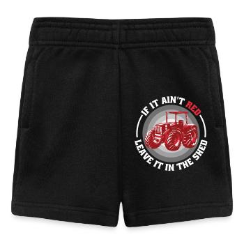 Roter Traktor Liebhaber – If It Ain't Red Leave - Baby Shorts - Schwarz - Vorne