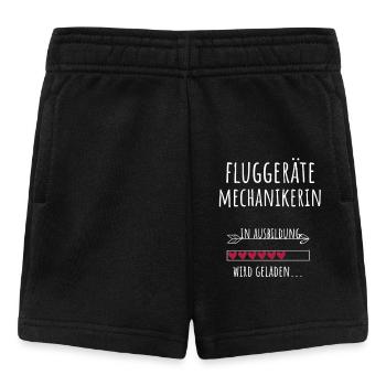Fluggerätemechanikerin Ausbildung Beruf Geschenk - Baby Shorts - Schwarz - Vorne
