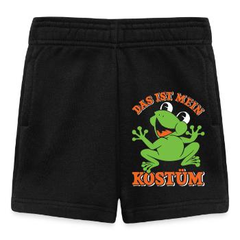 Karneval Party Frösche DAS IST MEIN FROSCHKOSTÜM - Baby Shorts - Schwarz - Vorne