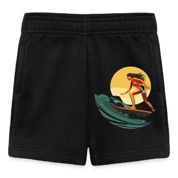 Surfeur - Short Bébé - noir - Devant