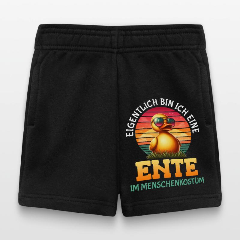 Karneval EIGENTLICH BIN ICH EINE ENTE IM MENSCHEN Baby Shorts