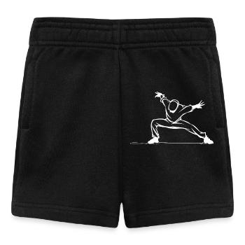 Breakdancer Drawing - Baby Shorts - black - Front