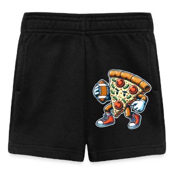 Football Pizza - Baby Shorts - black - Front