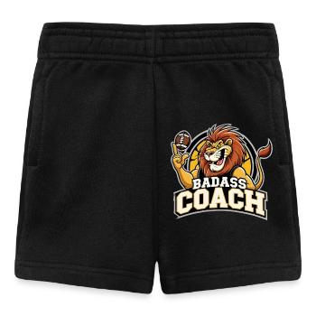 Knallharter Trainer Coach Löwe Football Geschenk - Baby Shorts - Schwarz - Vorne
