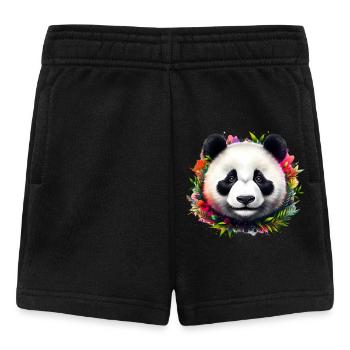 Panda - Short Bébé - noir - Devant