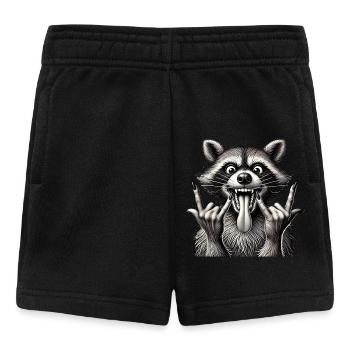 Rock 'n' Roll raton laveur Métal Art Design - Short Bébé - noir - Devant