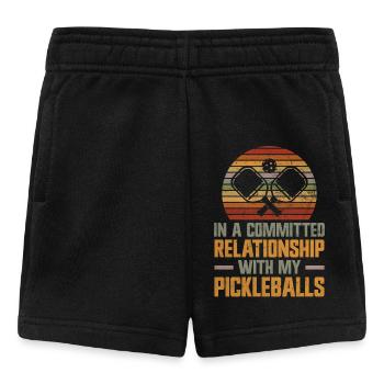 Cadeau de pickleball drôle - Short Bébé - noir - Devant