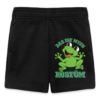 Karneval Party Frösche DAS IST MEIN FROSCHKOSTÜM - Baby Shorts - Schwarz - Vorne
