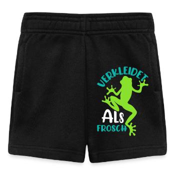 Faschingsparty VERKLEIDET ALS FROSCH Lustiges - Baby Shorts - Schwarz - Vorne