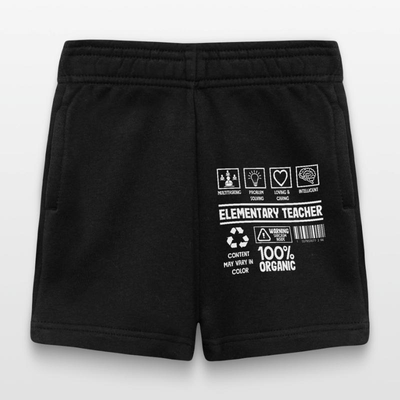 Elementary School Teacher Multitasking Problem Solving Baby Shorts