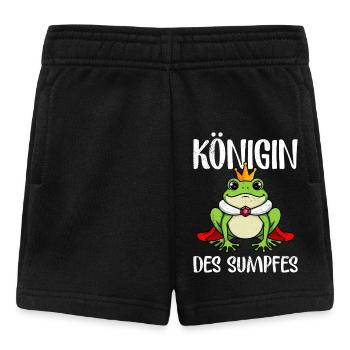 Faschings Kostüm Frauen KÖNIGIN DES SUMPFES Lustig - Baby Shorts - Schwarz - Vorne