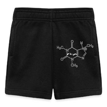 Koffein-Molekül – Energie zum Anziehen - Baby Shorts - Schwarz - Vorne