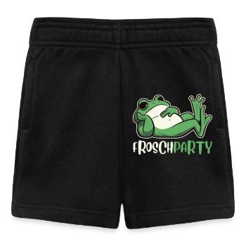 Froschkostüm Karneval Party FROSCHPARTY Lustiges - Baby Shorts - Schwarz - Vorne