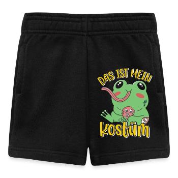 Karneval Party Frösche DAS IST MEIN FROSCHKOSTÜM - Baby Shorts - Schwarz - Vorne