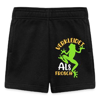 Faschingsparty VERKLEIDET ALS FROSCH Lustiges - Baby Shorts - Schwarz - Vorne