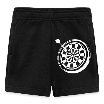 Dart Zeichnung - Baby Shorts - Schwarz - Vorne