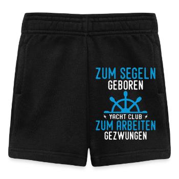 Born To Sail Sailor Voilier Cadeau - Short Bébé - noir - Devant